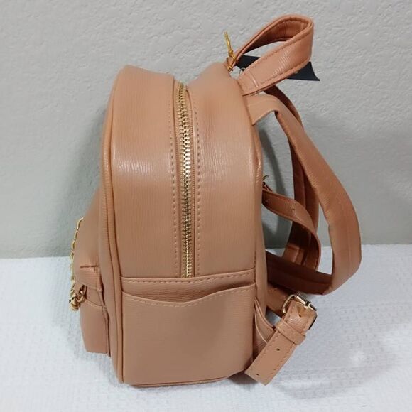 Bebe Womens Gianna Mini Backpack Tan -C - Picture 2 of 4